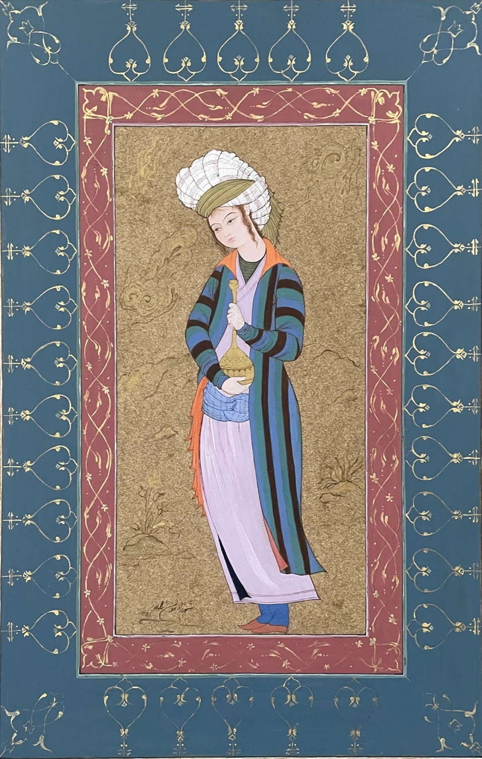 Painting titled Untitled - Miniature 1 by Shahrzad