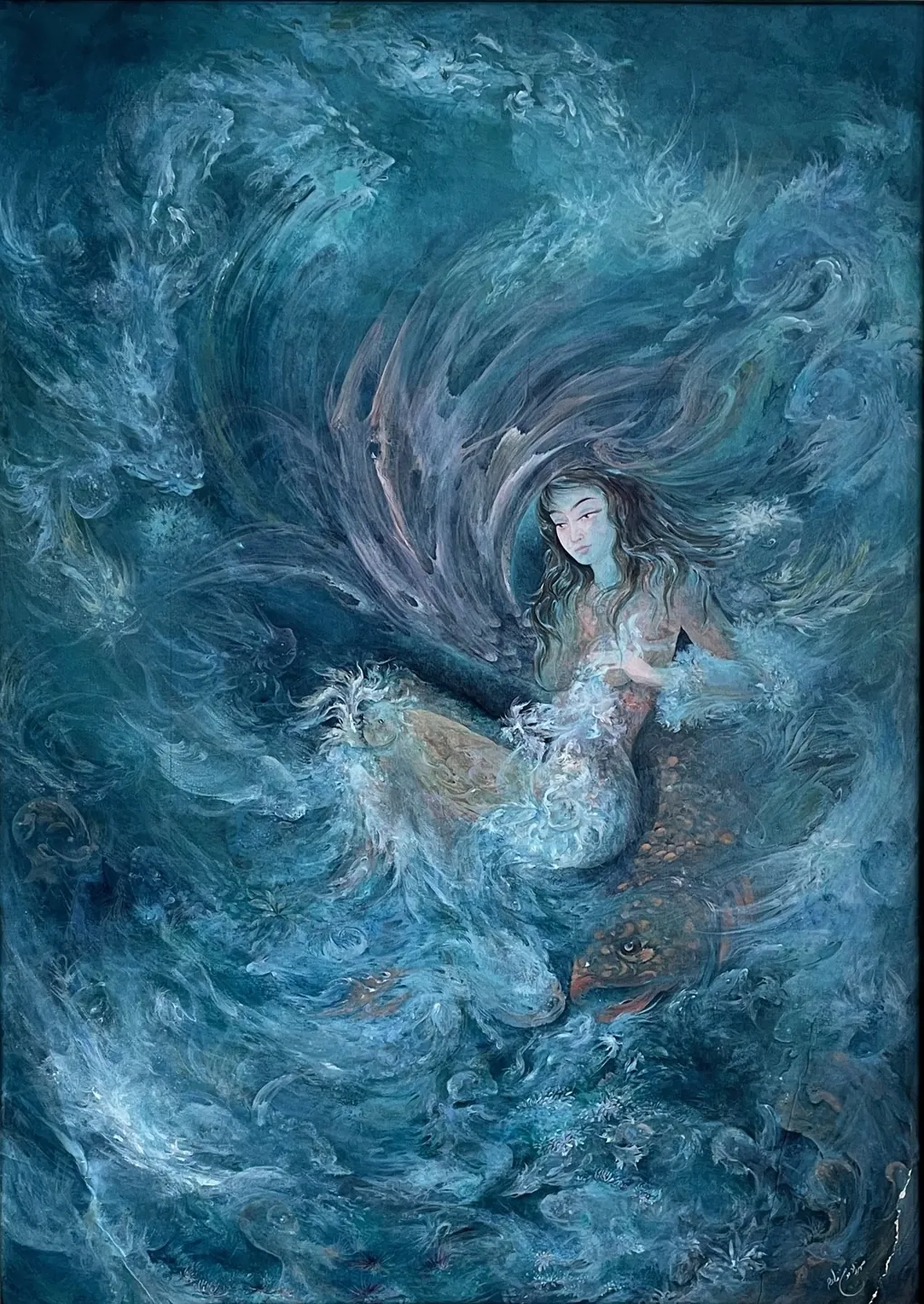 Painting titled In the Depths by Shahrzad