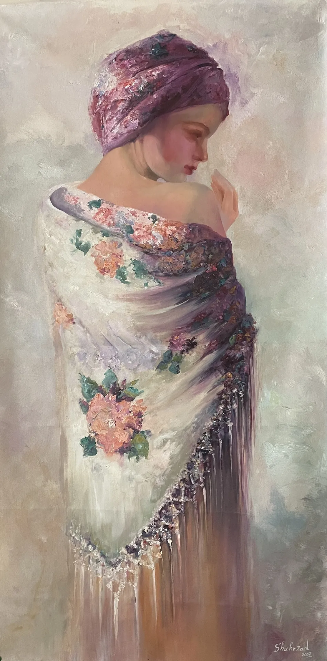 Painting titled Untitled 5 by Shahrzad