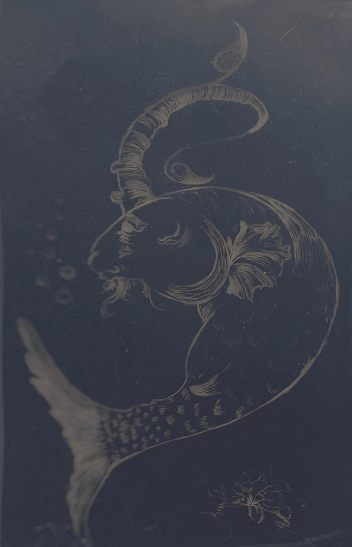 A painting titled Untitled 7 by Shahrzad